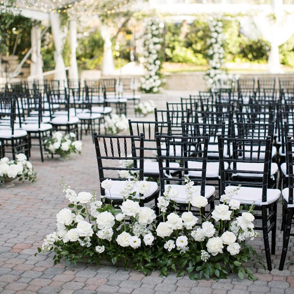 Chaise Chiavari en résine noire